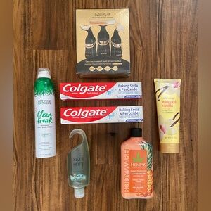 6 Full Size Bath & Beauty Products
